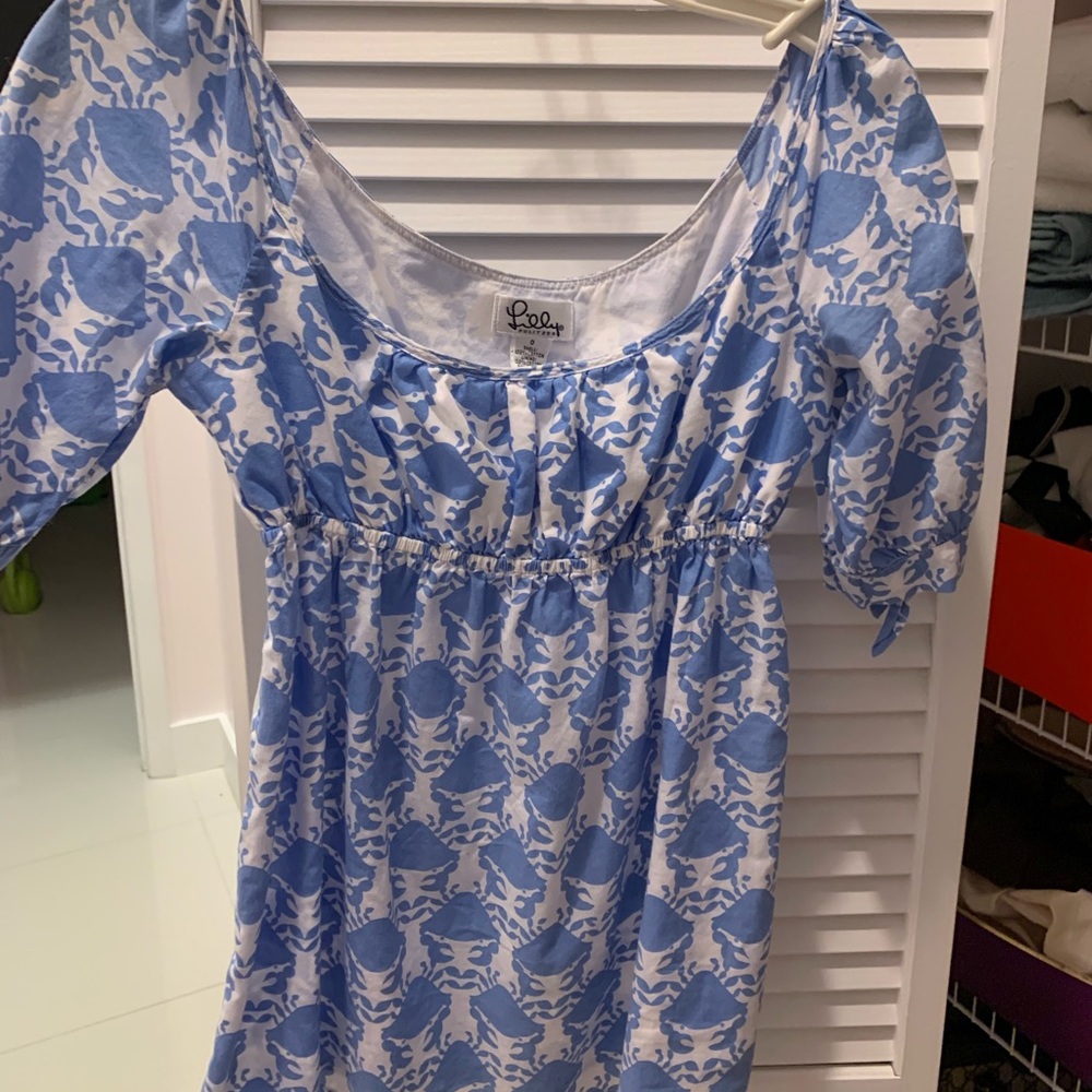 Lily Pulitzer empire tunic - crab design